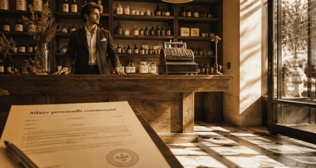 affaire personnelle commerçant jeune commerçant boutique