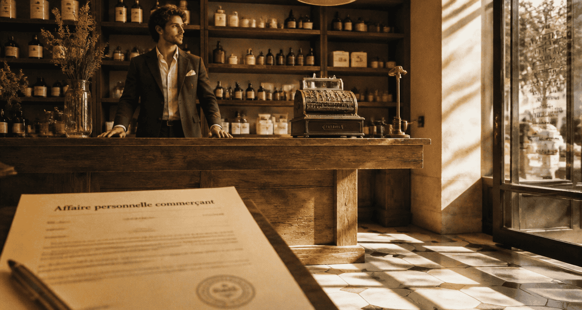 affaire personnelle commerçant jeune commerçant boutique