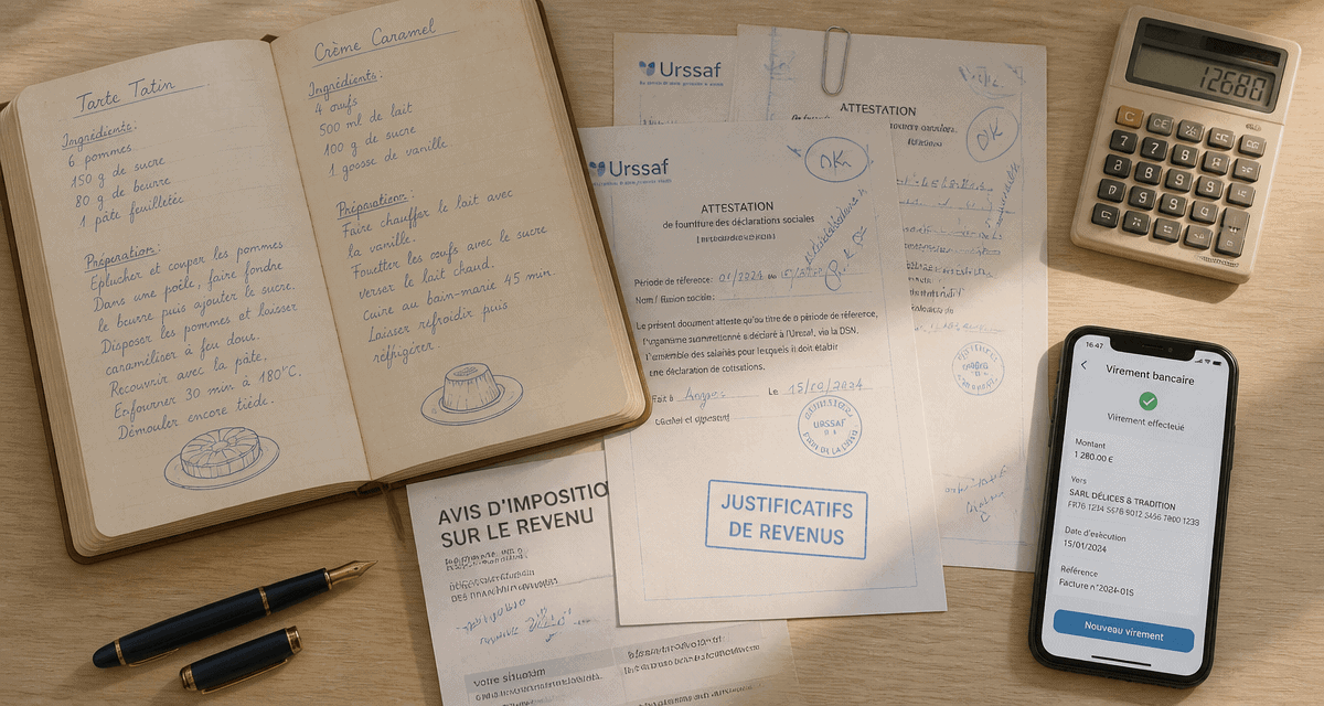 auto entrepreneur fiche de paie justificatifs revenus bureau