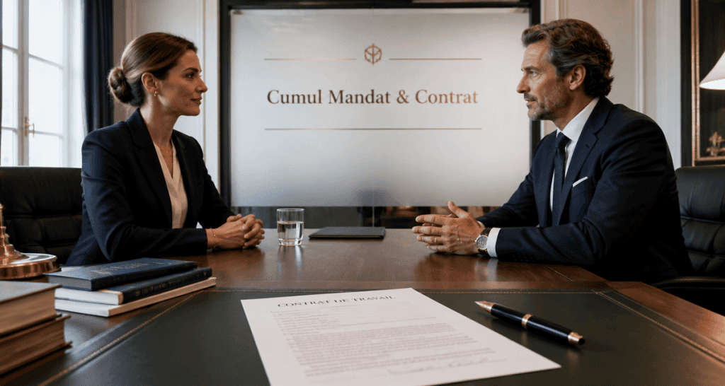 Cumul contrat de travail et mandat social autour d'une table