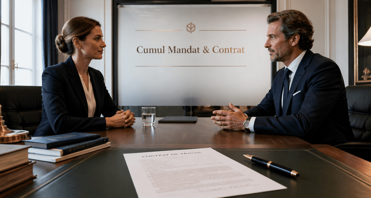 Cumul contrat de travail et mandat social autour d'une table