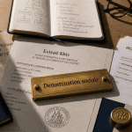 denomination ou raison social sur bureau d'entrepreneur