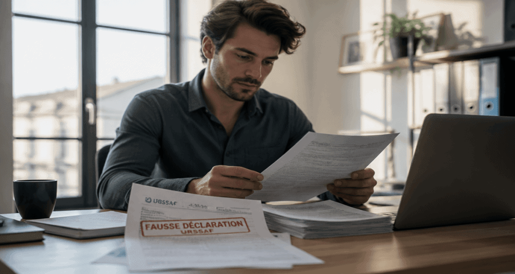 fausse déclaration urssaf auto-entrepreneur documents