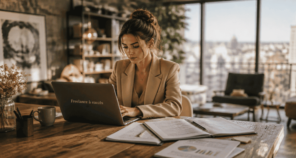 Métier à son compte qui payé bien freelance femme