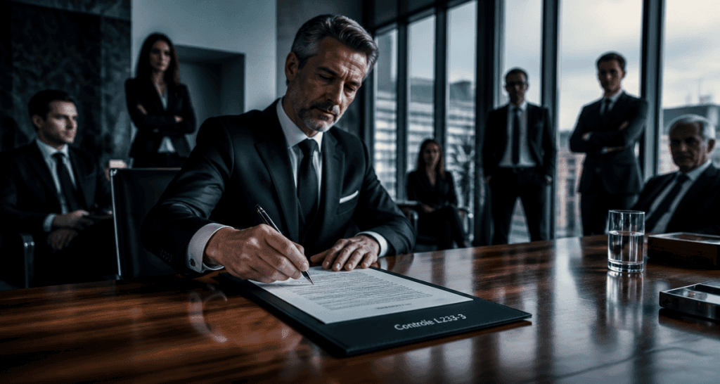 dirigeant signe contrôle l 233 3 code de commerce