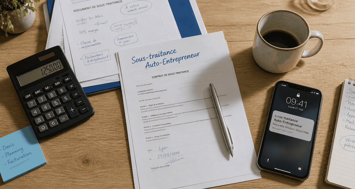 Sous traitance auto entrepreneur contrat