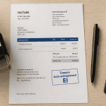 tampon pour auto entrepreneur sur facture