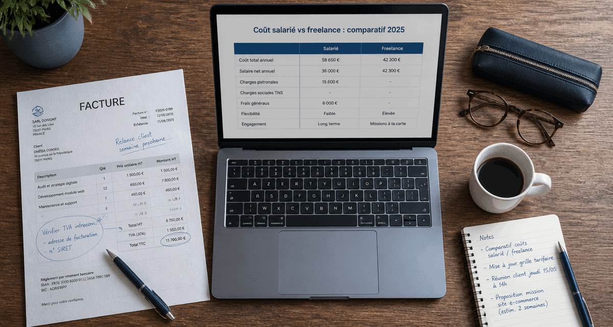 tarif secrétaire indépendante bureau facture ordinateur