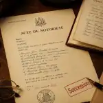 actes notaries pour succession sur bureau de notaire