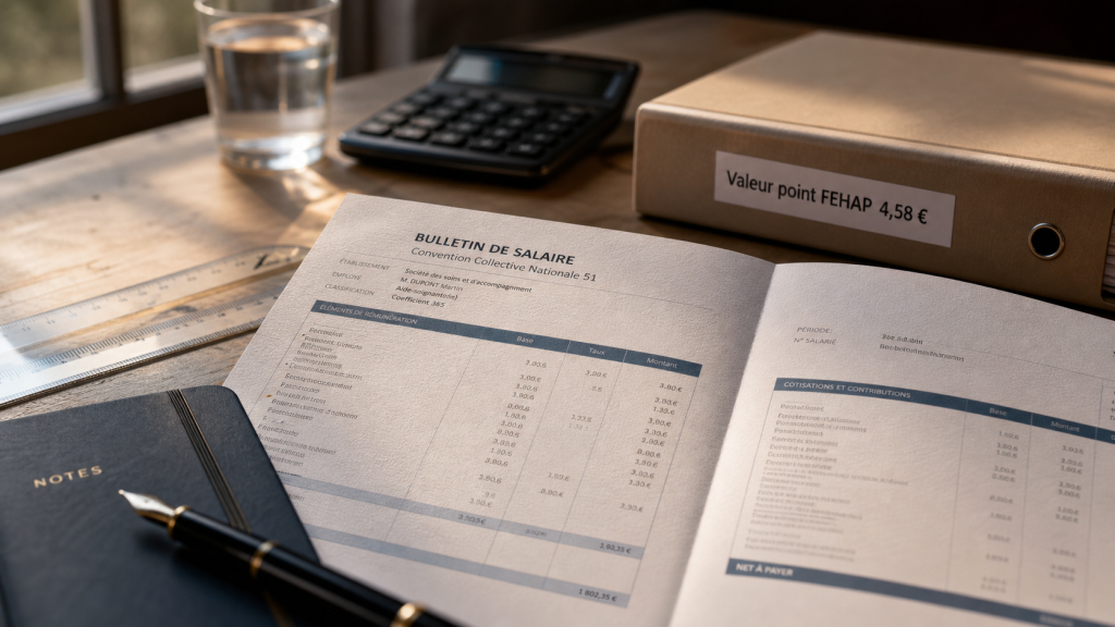 Augmentation valeur du point FEHAP 2025 et impact sur le salaire