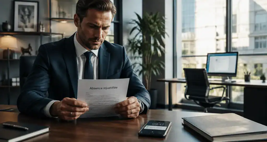 code du travail absence injustifiée 1 jour employeur bureau