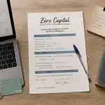 comment monter son entreprise sans argent image bureau feuille micro-entreprise