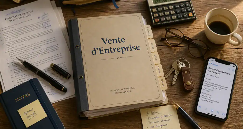 comment vendre son entreprise bureau cession