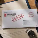 sanction disciplinaire lettre recommandée non retirée sur bureau