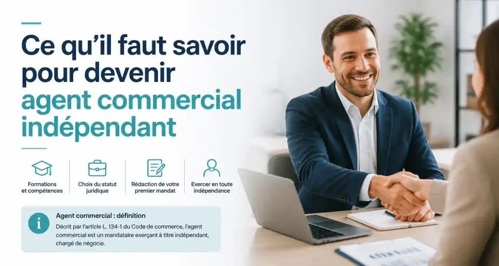 Ce qu’il faut savoir pour devenir agent commercial indépendant
