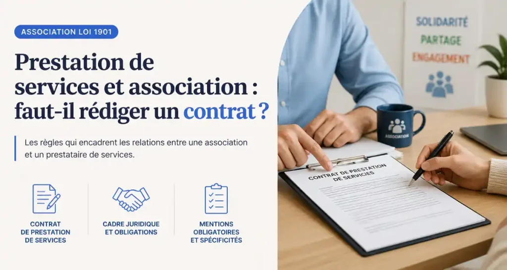 Prestation de services et association : faut-il rédiger un contrat ?