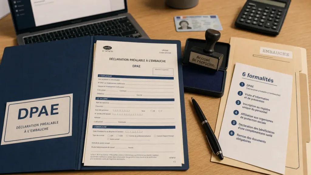 cerfa dpae : formulaire DPAE à envoyer