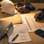 Certification qse ISO 9001 14001 45001 sur table de travail QSE