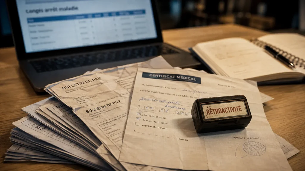 Congés payés arrêt maladie rétroactif : dates et démarches