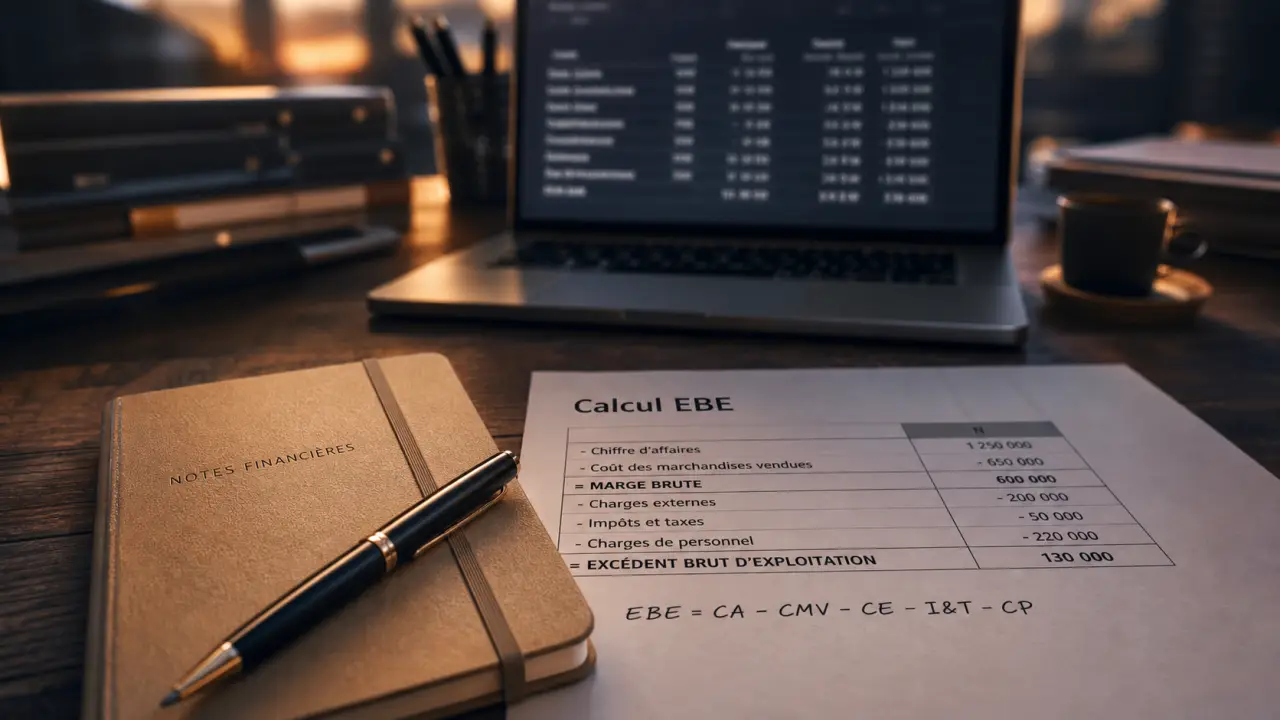EBE calcul : formule et exemple chiffré