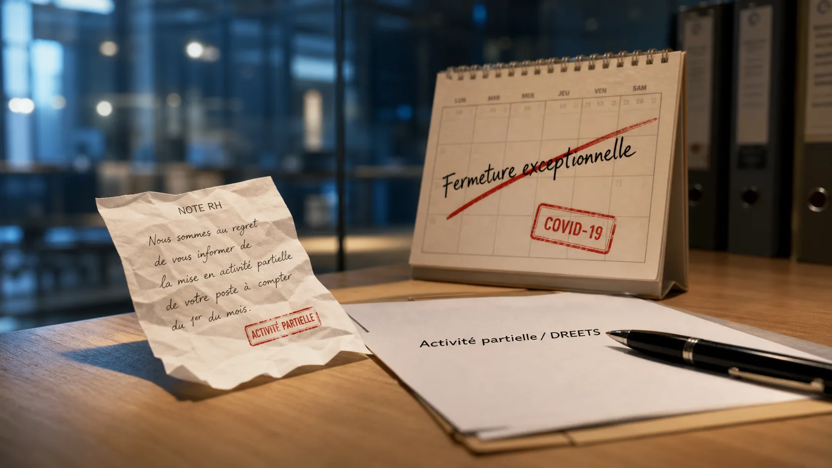 Fermeture exceptionnelle imposée par l’employeur : salaire, congés, recours