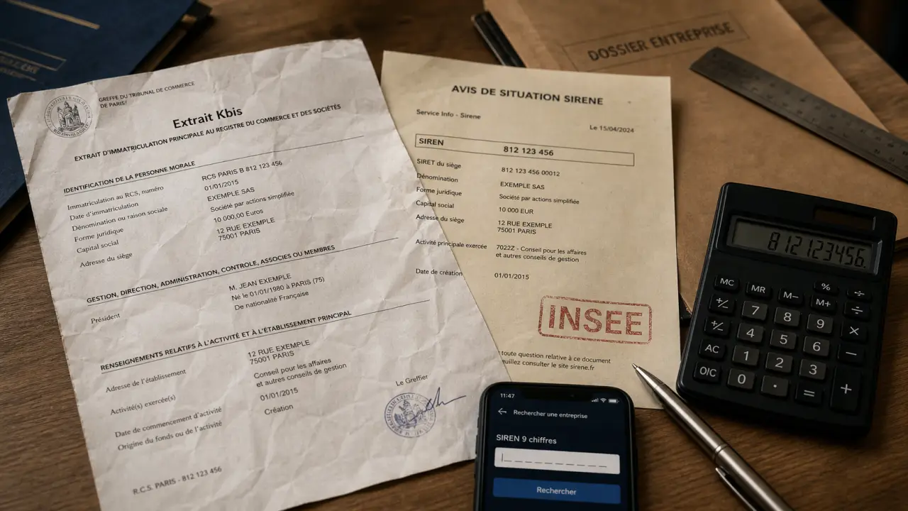 Où trouver le code naf : SIRENE et Kbis