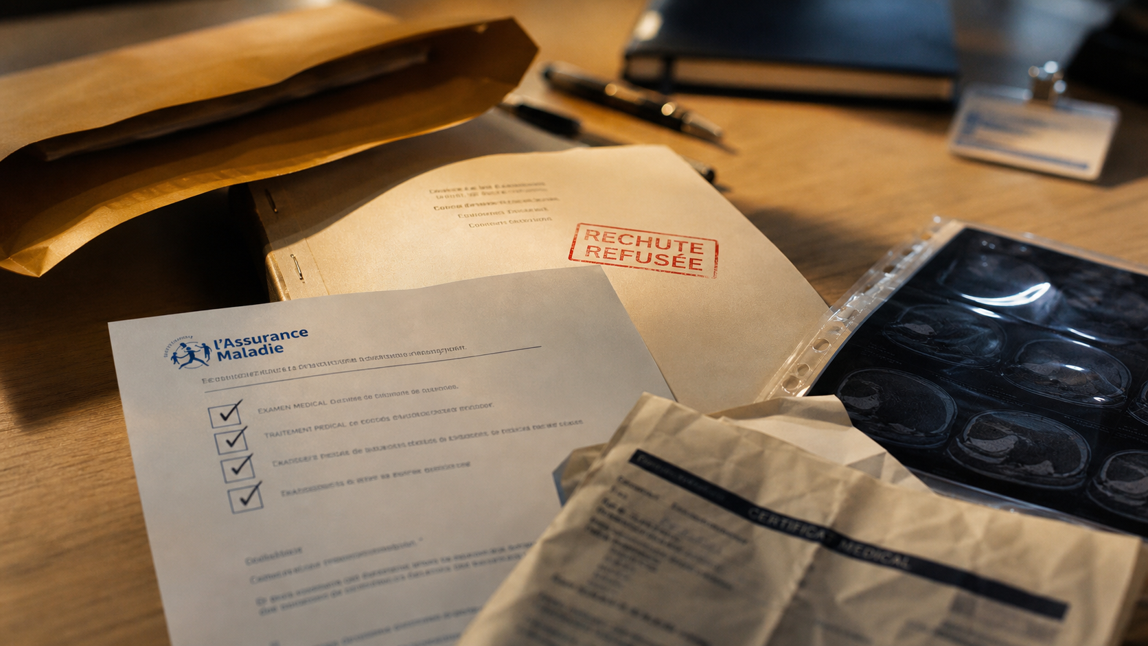 Rechute accident de travail refuse, certificat médical CPAM