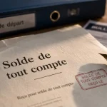 solde de tout compte def : reçu signé