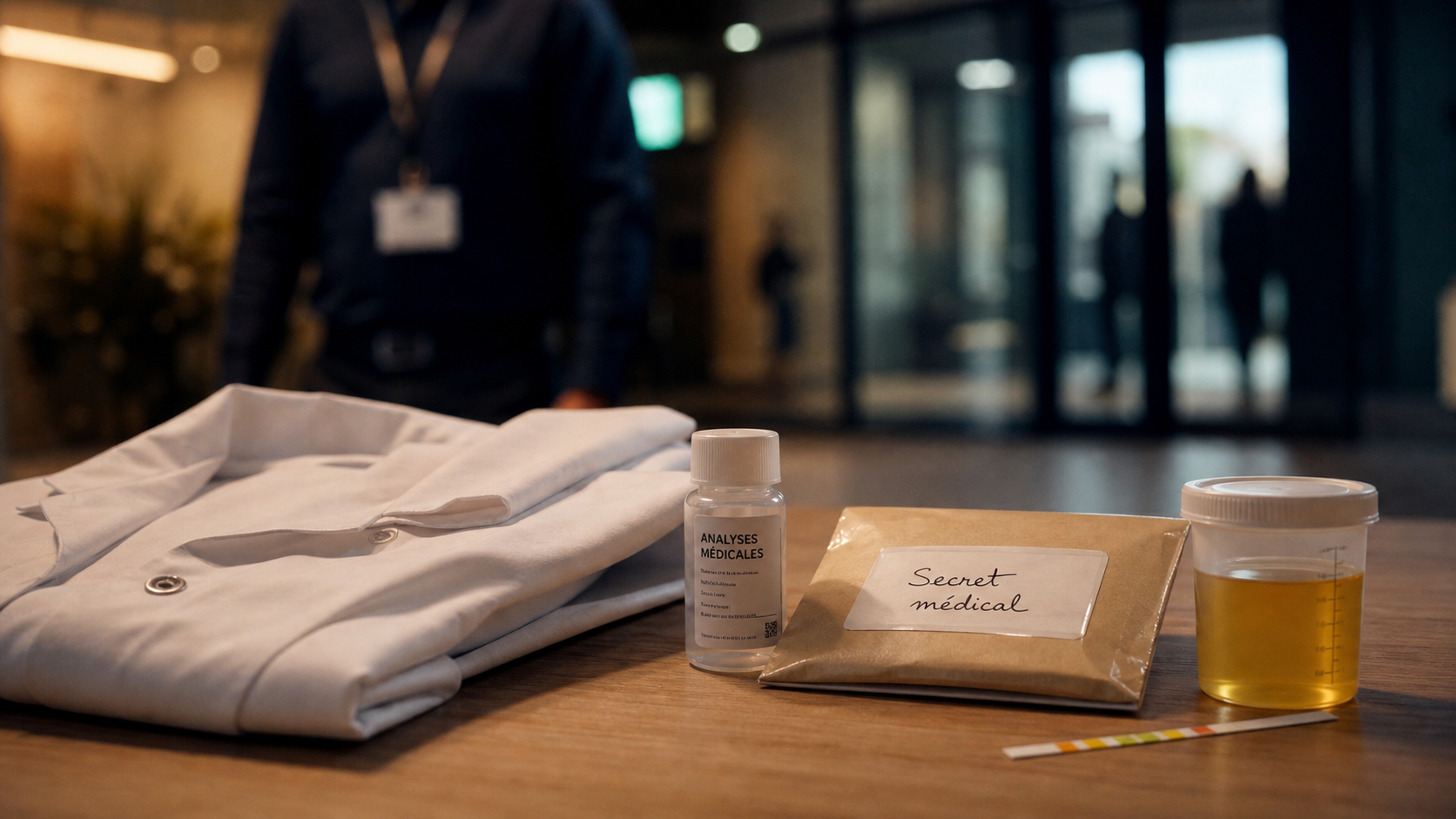 Teste urinaire medecine du travail, secret médical