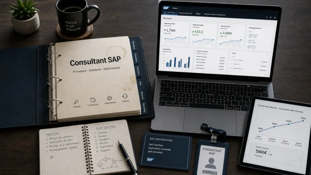 Consultant SAP salaire : 35 000 € en junior, jusqu’à 80 000 € en senior