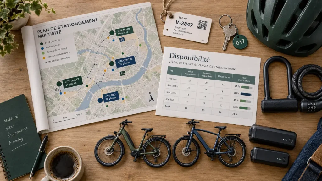 Gestion de flotte vélo en entreprise : des vélos disponibles, pas un parc qui dort