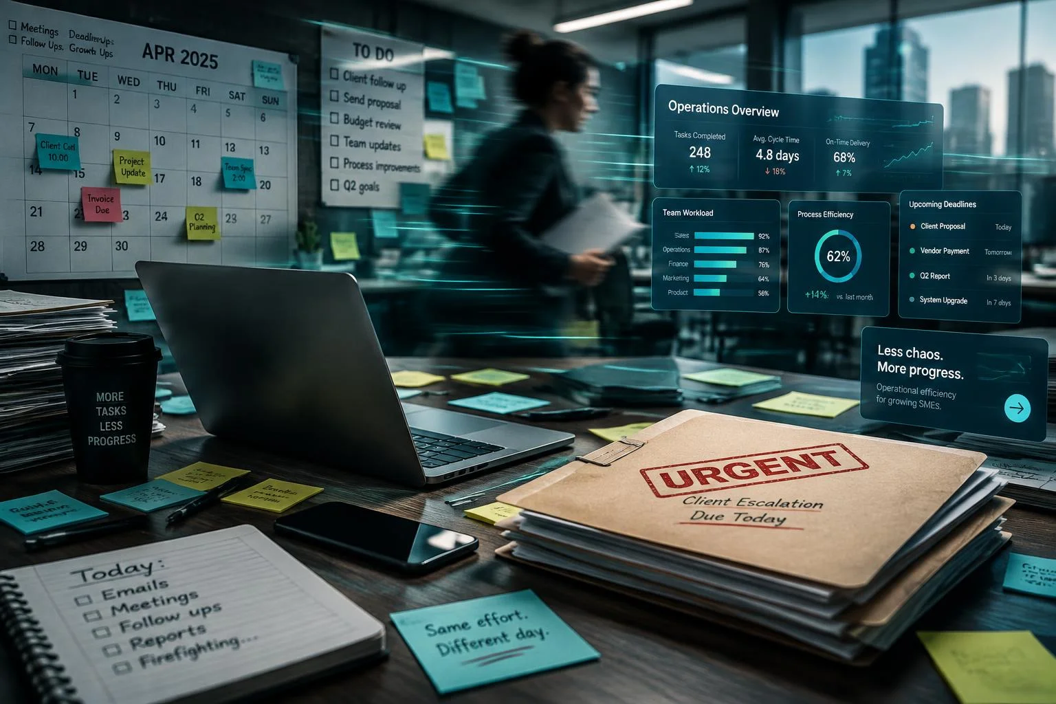 Gestion opérationnelle PME : courez moins, avancez