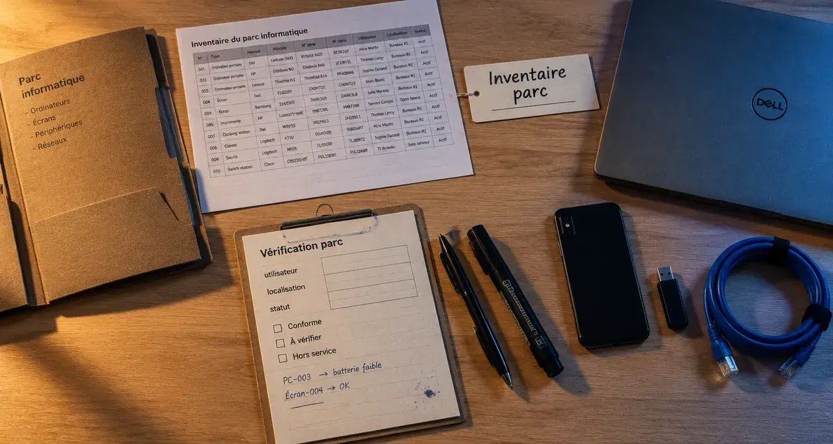 Gestion du parc informatique d'une entreprise : inventaire fiable, étiquetage et vérification