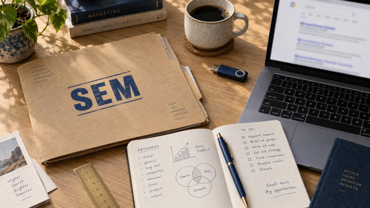 SEM definition : dossier SEM et SERP, du territoire aux moteurs de recherche
